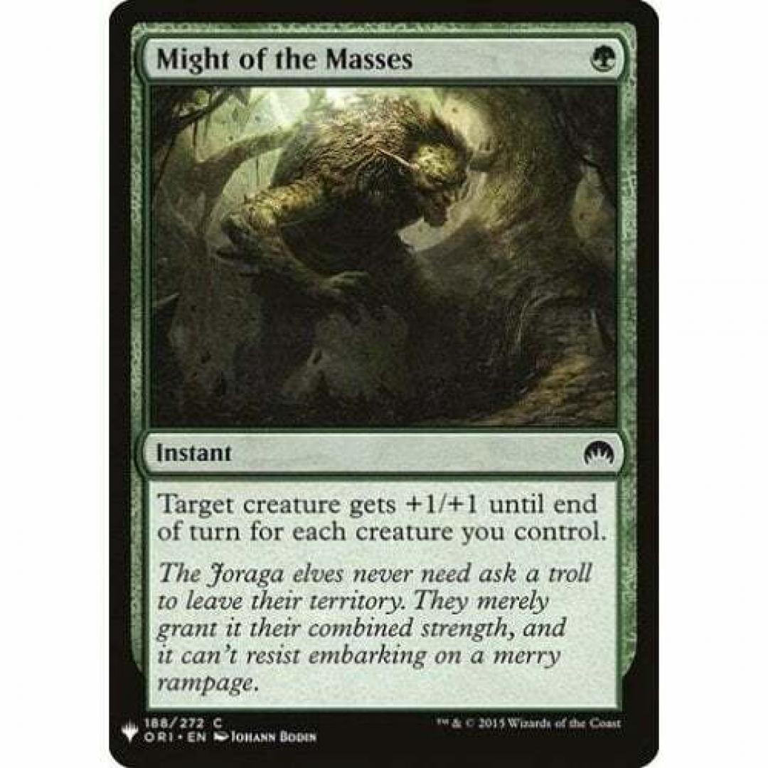 Magic the Gathering : Might of the Masses 188/272 Magic Origins Single Card